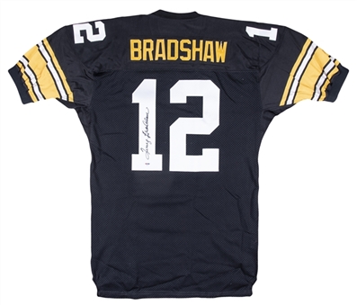 Terry Bradshaw Signed Pittsburgh Steelers Home Jersey (PSA/DNA)